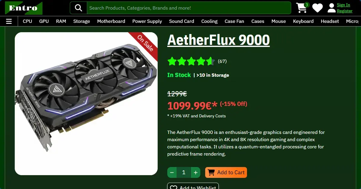 Entro - ECommerce Computer Store Screenshot 4