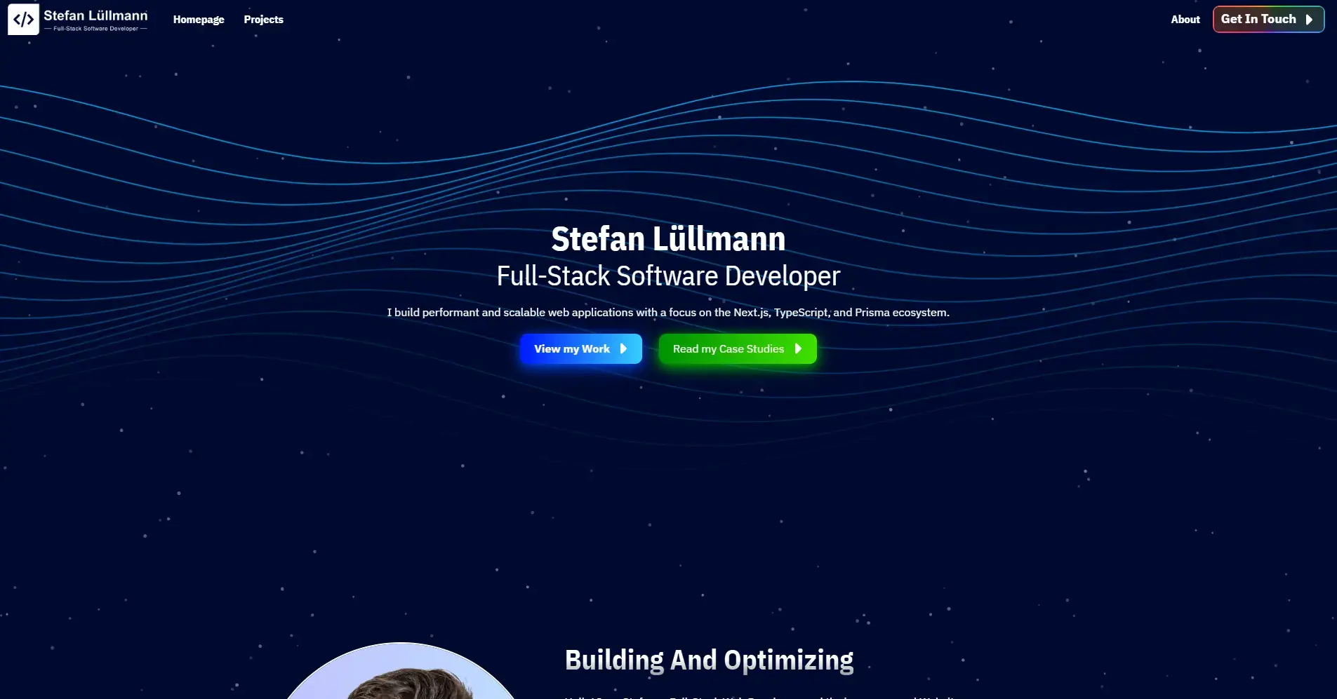 Professional Portfolio Thumbnail